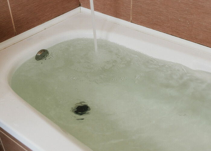Bathroom flood restoration by RDS Restoration