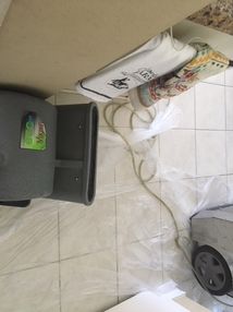 Water Damage in Mineral Wells, TX after Water Migrated to Kitchen Ceiling (3)